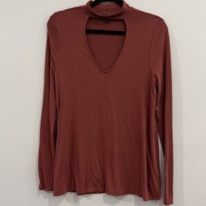 Express Keyhole Long Sleeve Top /woman’s medium